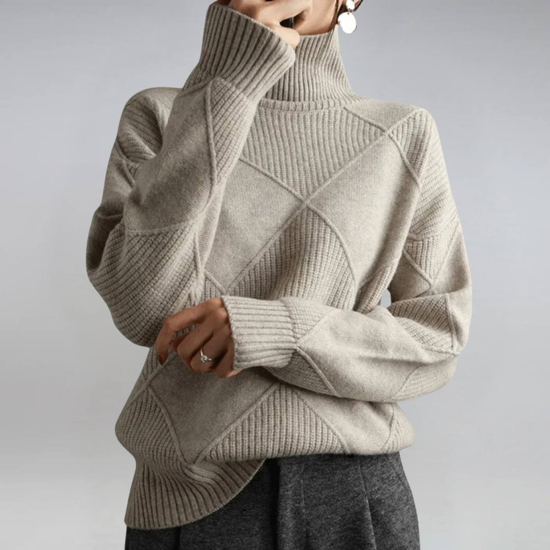 Catherine - Luxe Turtleneck Sweater