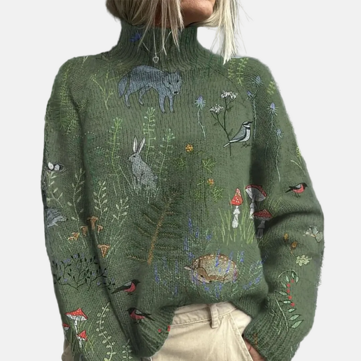Maya - Warm and Elegant Turtleneck Sweater