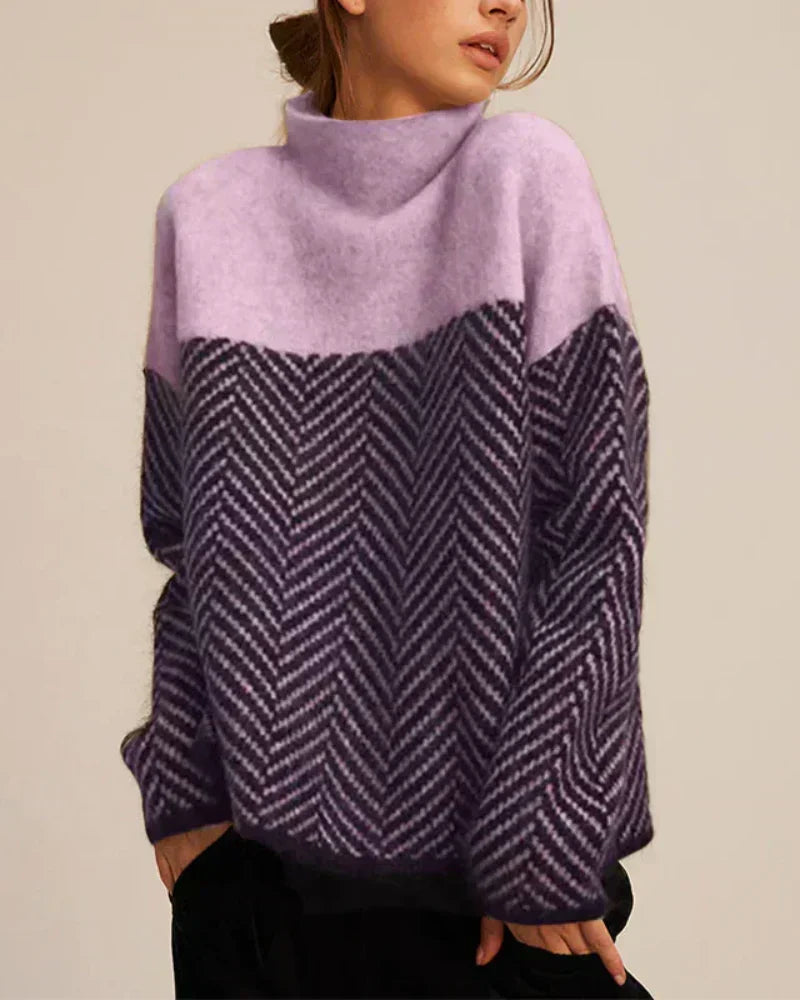 Clarisse - Cotton Turtleneck Sweater