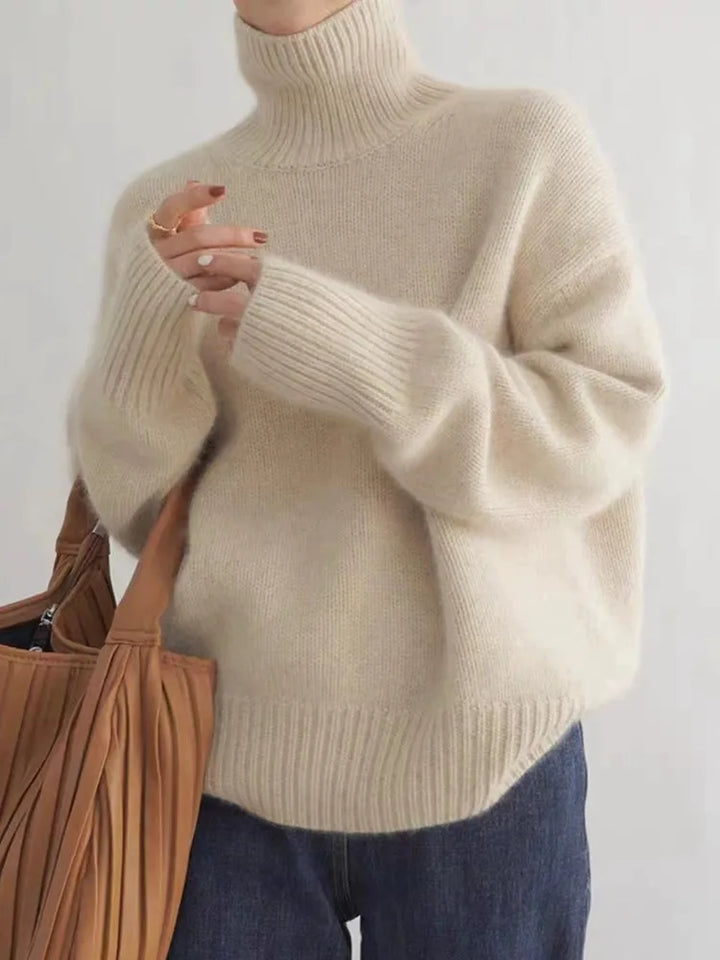 Solvina - Classic Turtleneck Sweater
