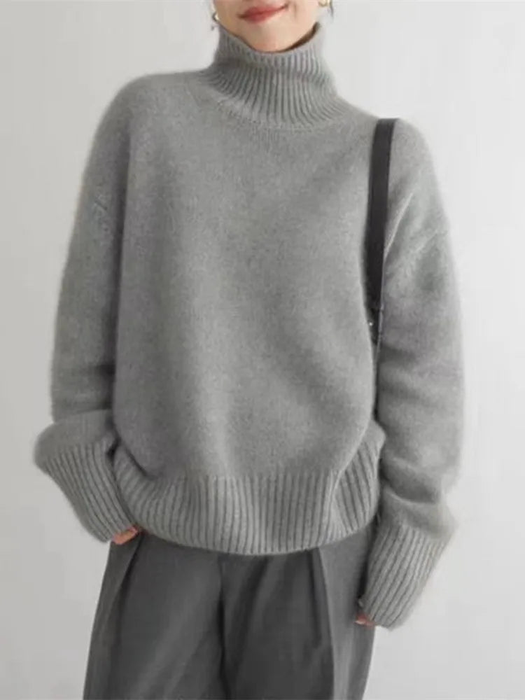 Selene - Luxe Turtleneck Sweater